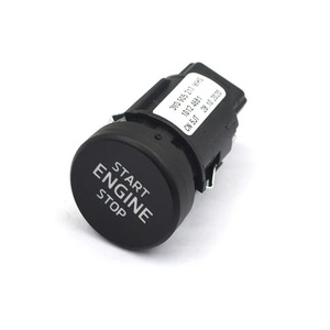 Interrupteur de démarreur d'allumage de moteur de voiture, bouton poussoir de démarrage et d'arrêt avec lumière blanche pour Skoda Superb kodiaql <span class=keywords><strong>2015</strong></span> - 2019 - Product Image 1