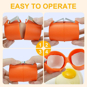 Offre Spéciale nouveau 3 pièces créatif <span class=keywords><strong>oeuf</strong></span> séparateur trancheuse Cutter en plastique cru <span class=keywords><strong>oeuf</strong></span> coquille ouvre disjoncteur manuel <span class=keywords><strong>oeuf</strong></span> cracker outil pour cuisine - Product Image 3