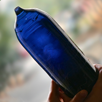 Saphir bleu cornflower, boule de corindon CZ de laboratoire, cristal de corindon Czochralski, pierre précieuse synthétique, fournisseur en gros