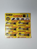 Tubes en aluminium emballés sur mesure contenant de la colle liquide 502 pour la liaison des métaux et autres matériaux.