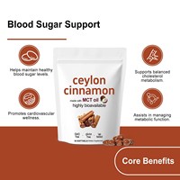Capsules de Cannelle de Ceylan et Huile MCT – 30 Comprimés – Soutien Énergétique Quotidien – Complément Alimentaire en Gélules