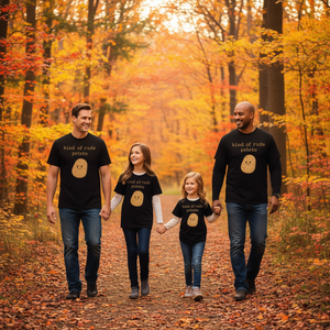 Kind Of Rude Potato T-Shirt, chemise assortie pour la famille, collection automne - Product Image 3