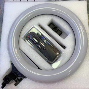 Nouveau M320 13 pouces 3000-5000K cercle filature <span class=keywords><strong>Selfie</strong></span> <span class=keywords><strong>anneau</strong></span> de téléphone portable lumière Trepied Avec <span class=keywords><strong>anneau</strong></span> lumière Halloween éclairer anneaux - Product Image 1