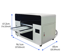 Meilleur prix pour imprimante UV cylindrique 4050 avec tête XP600, machine à plat 4050 avec tête d'impression DX7, imprimante UV multifonctionnelle mini