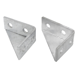 Hot Selling Easy Fixing Hot Dip Galvanized Four Holes Welded Triangular Angle <b>Bracket</b> for Solar Mounting System - Product Image 1