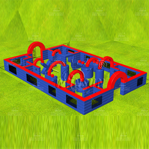 Winsun thương mại lớp đội xây dựng Inflatable bunker paintball lĩnh vực Inflatable trở ngại các khóa học cho thuê trò chơi thể thao - Product Image 5