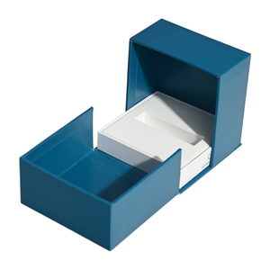 กล่องของขวัญกระดาษแข็งแบบสองประตูสำหรับผลิตภัณฑ์ดูแลผิวน้ำหอมหรูหราโลโก้ตามสั่งระดับไฮเอนด์ ISO9001 - Product Image 3