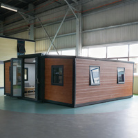 Maison conteneur préfabriquée pliable personnalisable avec chambre et salle de bain, micro-maison modulaire à haute utilisation de l'espace pour usage hôtelier