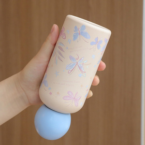 Hot Sell 400ml Stainless Steel Cup Mini Water <b>Bottle</b> For Kids Cute Water Cup Pocket Cup Portable - Product Image 5