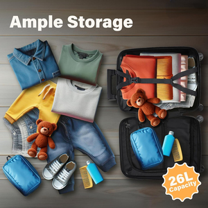 Ensemble de bagages pour enfants modernes de style dessin animé, 18 pouces, coque rigide, roues pivotantes, imperméable, unisexe, bagage à main pour tout-petits, approuvé par les compagnies aériennes - Product Image 5