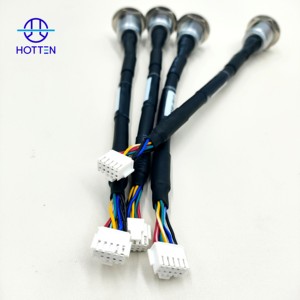 Özelleştirilmiş Çok Çekirdekli Elektronik Kablo Endüstriyel Kablo Demeti PFA Kaplamalı Adaptör Terminal Bağlantı Kablosu Montajı Hotten - Product Image 5