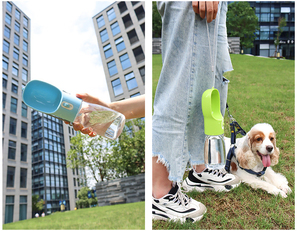 Bán buôn giá rẻ thân thiện với môi 550ml <span class=keywords><strong>Pet</strong></span> Dog chai nước PP uống di động trung chuyển Cup cho Puppy <span class=keywords><strong>Pet</strong></span> du lịch ngoài trời đi bộ - Product Image 5