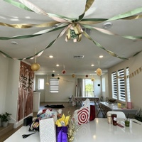 Rollos de Serpentinas de Papel Crepé Metálico, Dorado y Plateado, Decoraciones Desechables para Fiestas de Año Nuevo, para Interiores