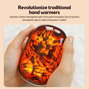 Mùa Đông Ngoài Trời Quà Tặng Khoáng Cháy Công Suất Cao Xách Tay 2 in1 Tay Nóng 10000MAh Có Thể Sạc Lại Tay Ấm Hơn Điện Túi Nóng - Product Image 3