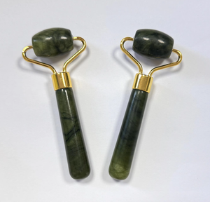 Rouleau de massage pour les yeux en jade Xiuyan, mini, à prix de gros, vente directe d'usine, tête unique, prix abordable - Product Image 1