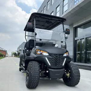 Discount Price Huaxin Golf Cart Electric 6 Seater 4x4 Lift Kit Lithium 72 Volt Battery Hunting Buggy