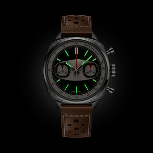 Montre mécanique automatique Breitling BLS-V2 Top Time 41 mm avec boîtier en métal, bracelet en cuir véritable, étanche 50 bars, style Hip Hop - Product Image 5