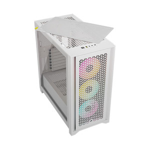 Caja de Ordenador de Escritorio <span class=keywords><strong>4000d</strong></span> RGB AF con Efecto de Iluminación Blanca Fría, Caja de Media Torre de Vidrio Templado, Refrigeración por Agua de 360 - Product Image 5