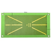 Mini tapis d'entraînement de golf avec logo personnalisé du fabricant Putting Green avec affichage de la trajectoire de la trajectoire de la balançoire Aides à l'entraînement de golf