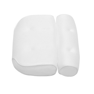 Bath Luxury Bathtub Pillow 3D Bath Pillow Air Mesh with 6 Non-Slip Strong Suction Cups Waterproof Spa Bath Pillow
