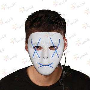 Хит продаж, маска из ПВХ для анонимных парней, хакеров, Хэллоуин, вечеринки в стиле ужасов с проводом для праздничных тематических мероприятий, вечеринок - Product Image 1