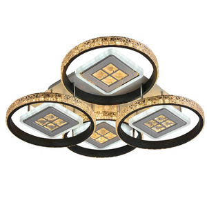 Modern Decorative Ceiling <strong>Light</strong> Dimmable Smart Lighting Living Room Bedroom Square Round Acrylic <strong>LED</strong> Ceiling Lamp - Product Image 5