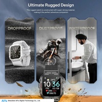 Reloj Inteligente C19Pro, el Más Vendido, Monitor de Actividad Física, Llamadas Bluetooth, Pulsera para Exteriores con Linterna, Despertador, Venta Directa de Fábrica