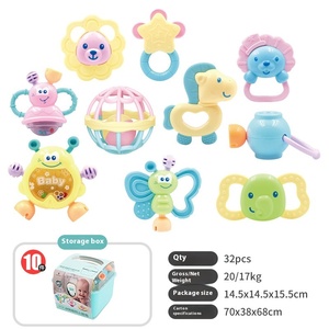 Vente chaude transfrontalier bébé hochet <span class=keywords><strong>jouet</strong></span> doux musical en plastique en peluche matériel 0-1 an nouveau-né dents saisir main hochet - Product Image 5