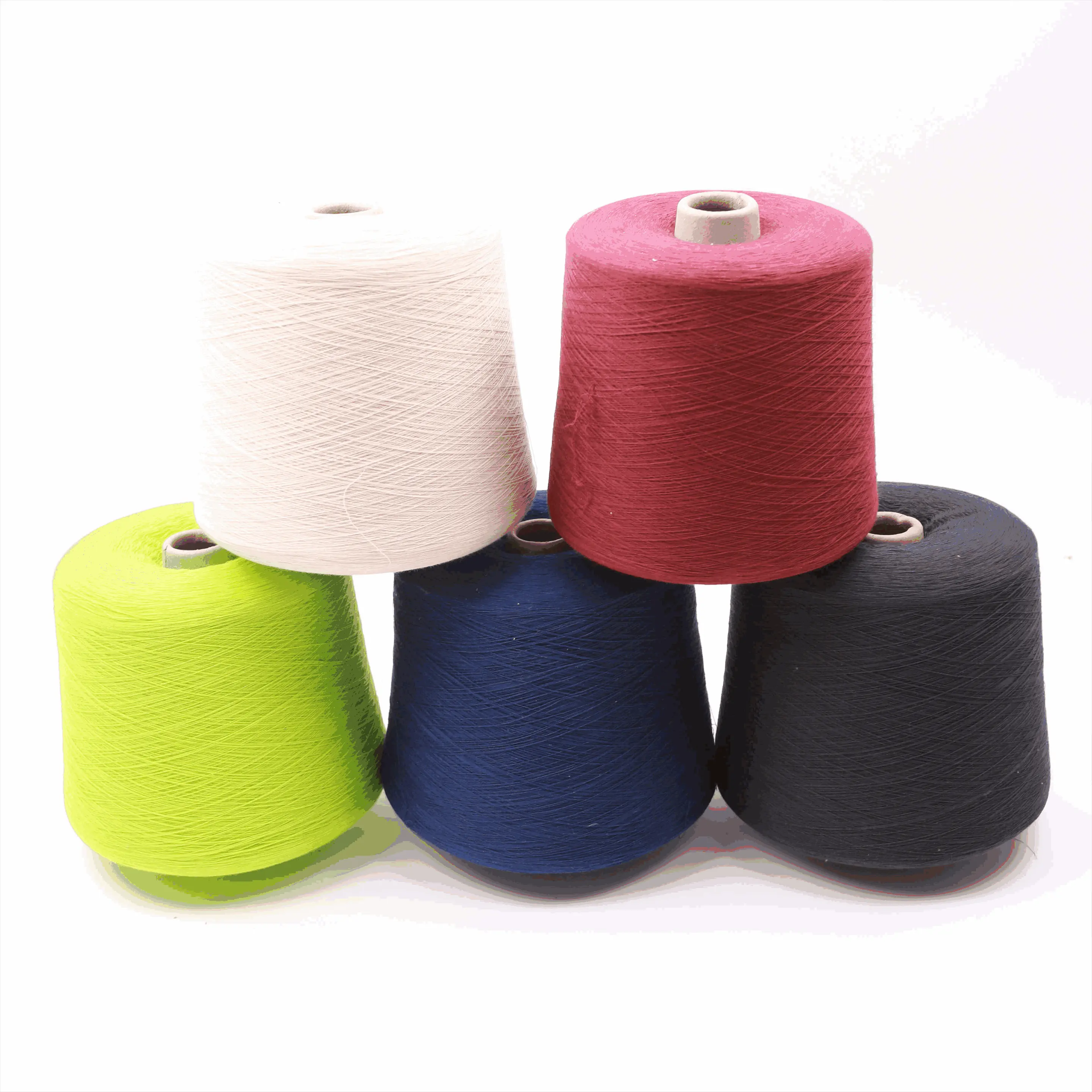 100% ナイロンヤーンハンク染料ナイロンヤーンハイストレッチカバーステッチナイロンヤーン織り用編み物用