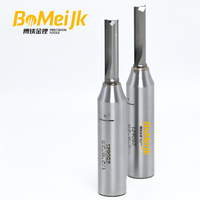 BoMeiJK Fraise droite en carbure pour le travail du bois, queue de 1/2 pouce, TCT, 2 dents, angle de hélice 45°, OEM/ODM, HRC 65, coupe nette