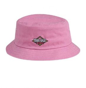 Custom Adjustable Summer Bucket <b>Hat</b> Personalized Embroidery Cotton Outdoor Cap - Product Image 1