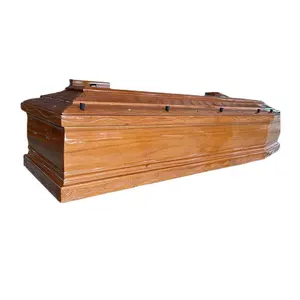 葬礼纺织缎意大利科法尼棺材意大利风格实木棺材葬礼用