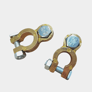 Abrazaderas de terminal de batería de aleación de zinc engrosadas para uso en reparación y reemplazo de automóviles y camiones - Product Image 1