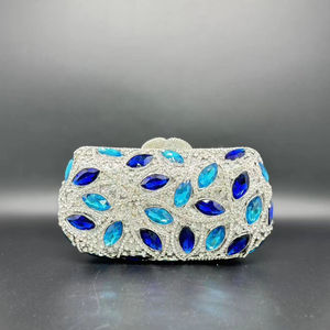 Bolso de mano 2026: Nuevo bolso de noche de lujo con diseño de pavo real, diamantes y aleación, ideal para cenas, fiestas y bodas. - Product Image 1