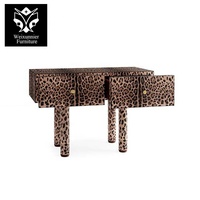 Table console en bois peinte sur mesure de style moderne pour villa et hôtel pour entrée couloir côté décor usine conception personnalisée