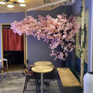 Arbre de <span class=keywords><strong>cerisier</strong></span> artificiel blanc et rose, style réaliste, en soie, moderne, personnalisé, 5 m, extérieur, pour la remise des diplômes, la Saint-Valentin - Product Image 4