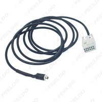 Câble adaptateur autoradio MP3 AUX-IN pour BMW E39 E53 X5 E60 E61 12 broches Port AUX câble de faisceau de câbles