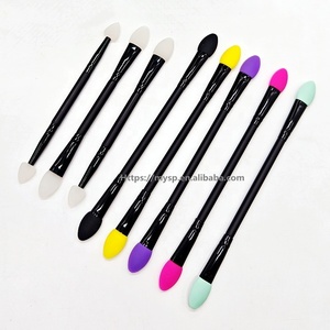 Pinceau à double extrémité Lammy Pinceau à double pigment en silicone Pinceau à paillettes Applicateur en silicone <span class=keywords><strong>Duo</strong></span> Pinceau à plastifier en silicone - Product Image 4