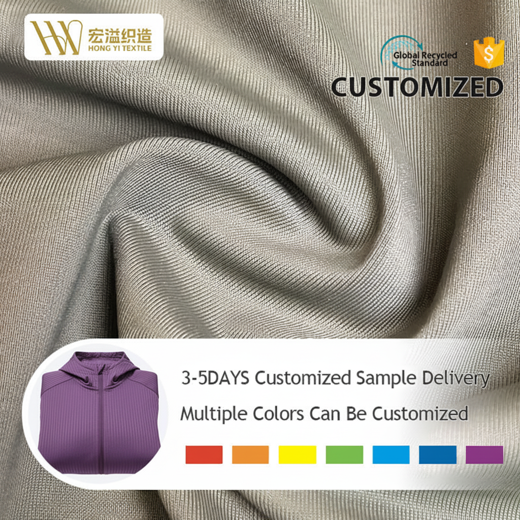 Breathable Warp Knit Ice Silk Mesh Fabric Sun Protection Four-way Stretch Anti Pill Spandex/Nylon Quick-Dry for Fitness Wear