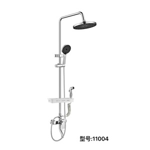 Sembowell Bathroom Luxury Round Exposed <b>Bath</b> and <b>Shower</b> Faucet Waterfall <b>Shower</b> <b>Set</b> <b>Shower</b> Column <b>Set</b> - Product Image 3