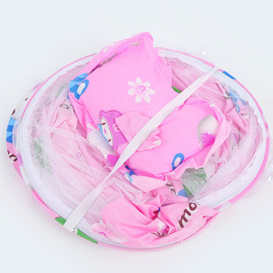 Moustiquaire bébé transfrontalière la plus vendue, nouvelle moustiquaire pliable avec matelas en coton pour bébés, motif dessin animé pour enfants - Product Image 3