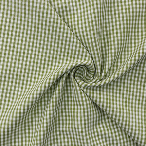 Tessuto a quadretti traspirante leggero estivo 60% poliestere 40% di cotone filato tinto in tessuto per camicie per copricapo - Product Image 4