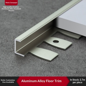 Bande de finition de carrelage en alliage d'aluminium ultra-étroite en forme de C, étanche, durable, ignifuge, anticorrosion, style crème moderne - Product Image 6