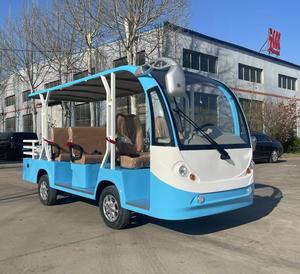 开放式观光巴士新款72V 5KW中国迷你电动观光巴士俱乐部自动变速器有竞争力的价格 - Product Image 6