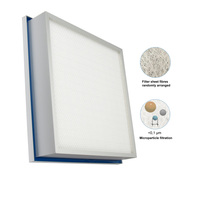 Bon prix filtre à poussière de fenêtre de haute qualité h13 filtre hepa Gel-Seal Box filtre à air HEPA pour l'équipement de filtration hospitalier
