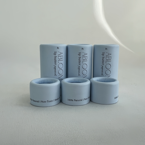 หลอดกระดาษแบบดันขึ้นทนน้ำมัน5ก. ภาชนะทรงกระบอกใส่ลิปบาล์มเป็นมิตรกับสิ่งแวดล้อม - Product Image 1