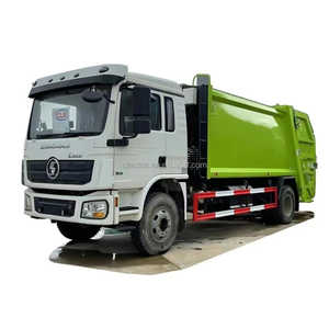 Camión compactador <span class=keywords><strong>de</strong></span> basura Shacman 4X2 12-14CBM para eliminación <span class=keywords><strong>de</strong></span> residuos pesados <span class=keywords><strong>de</strong></span> 10 a 15 toneladas para gestión <span class=keywords><strong>de</strong></span> residuos africanos - Product Image 1