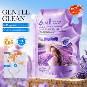 Detergente para Ropa SADOER con Fragancia a Lavanda, Antibacterial, Limpieza Profunda y Suave, Gran Capacidad, Fácil de Eliminar Manchas y Grasa - Product Image 2