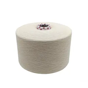 热销制造商工业棉30/1紧凑型comder再生100棉纱染色机织织物毛巾袜纱