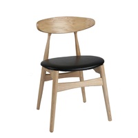 Tables et chaises en bois de meubles commerciaux modernes dinant l'ensemble pour le restaurant